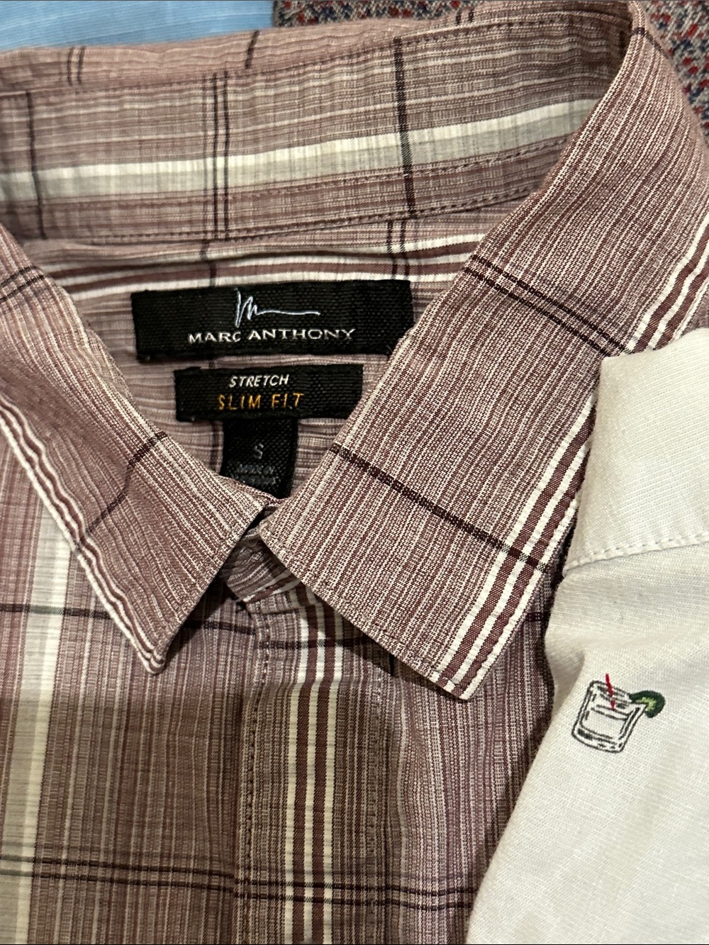 Sonoma Light Blue Oxford Button-Down Shirt with Embroidered Motifs - Picture 3 of 9